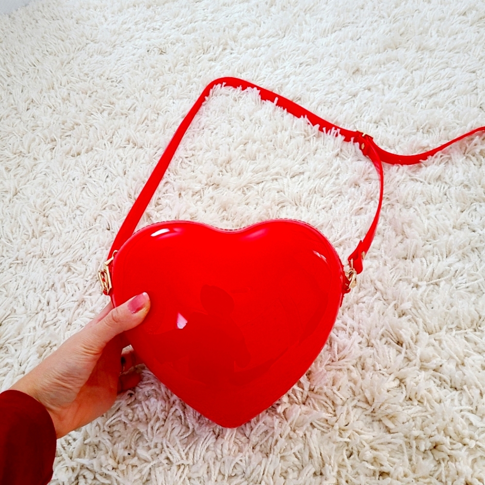 Heart PVC bag